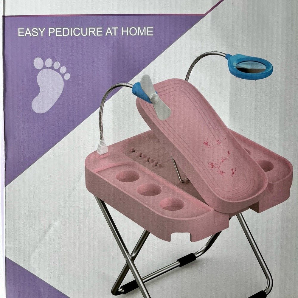 Home Pedicure Station - Pink